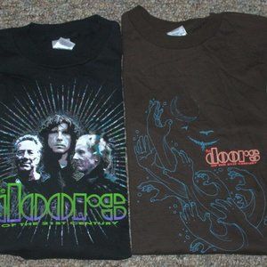 Two New Old Stock The Doors Concert Graphic Tees